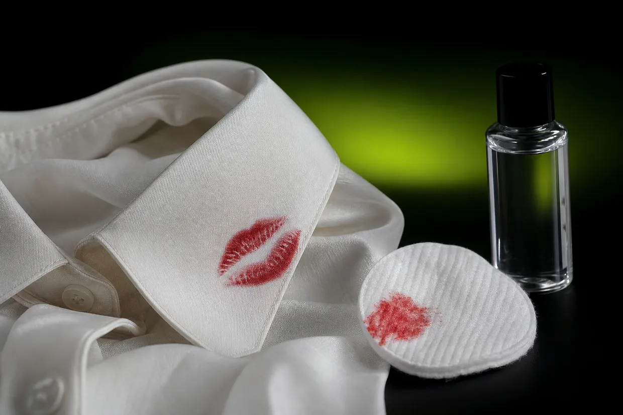TOP 5 des astuces pour enlever une tache de rouge à lèvres sur un vêtement clair sans l'abîmer