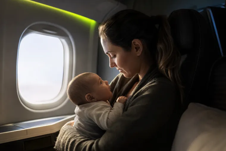 TOP 5 des astuces pour voyager en avion avec un bébé de moins d'un an sans stress